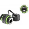 Delock Cable Connector RJ12 Female to RJ12 Female with M20 x 1,5 mm Thread and Protective Cap IP68 Dustproof and Waterproof