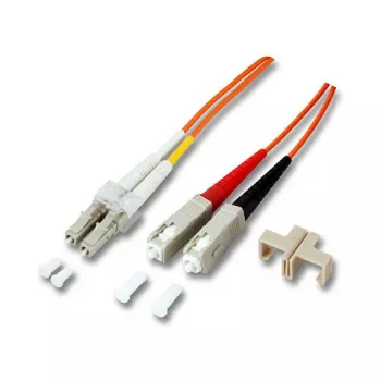 EFB-Elektronik Šviesolaidinis Laidas LC-SC OM2 1m LSZH Oranžinis