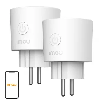 IMOU CE2P Smart Plug 2 rinkinys, Wi-Fi, energijos stebėjimas, suderinamas su Matter
