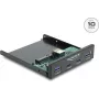 Delock priekinis skydelis 3,5 colio USB 10 Gbps 2 x USB Type-C + 2 x USB Type-A (64369)