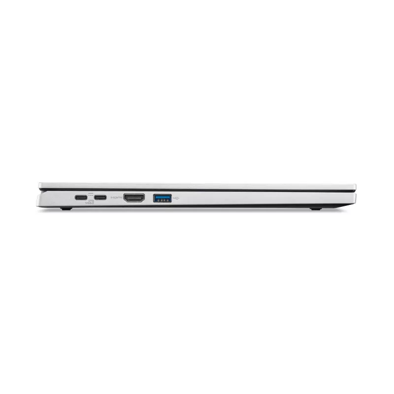 Nešiojamas kompiuteris Acer Aspire Go 15 AG15-32P-39R2DX - Intel Core 3 N355, 15.6 inch Full HD IPS, 8 GB RAM, 128 GB SSD + 256 GB SSD, Windows 11 Home, sidabrinis