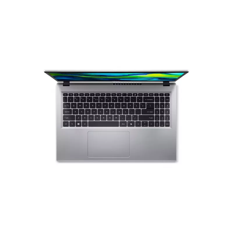 Nešiojamas kompiuteris Acer Aspire Go 15 AG15-32P-39R2DX - Intel Core 3 N355, 15.6 inch Full HD IPS, 8 GB RAM, 128 GB SSD + 256 GB SSD, Windows 11 Home, sidabrinis