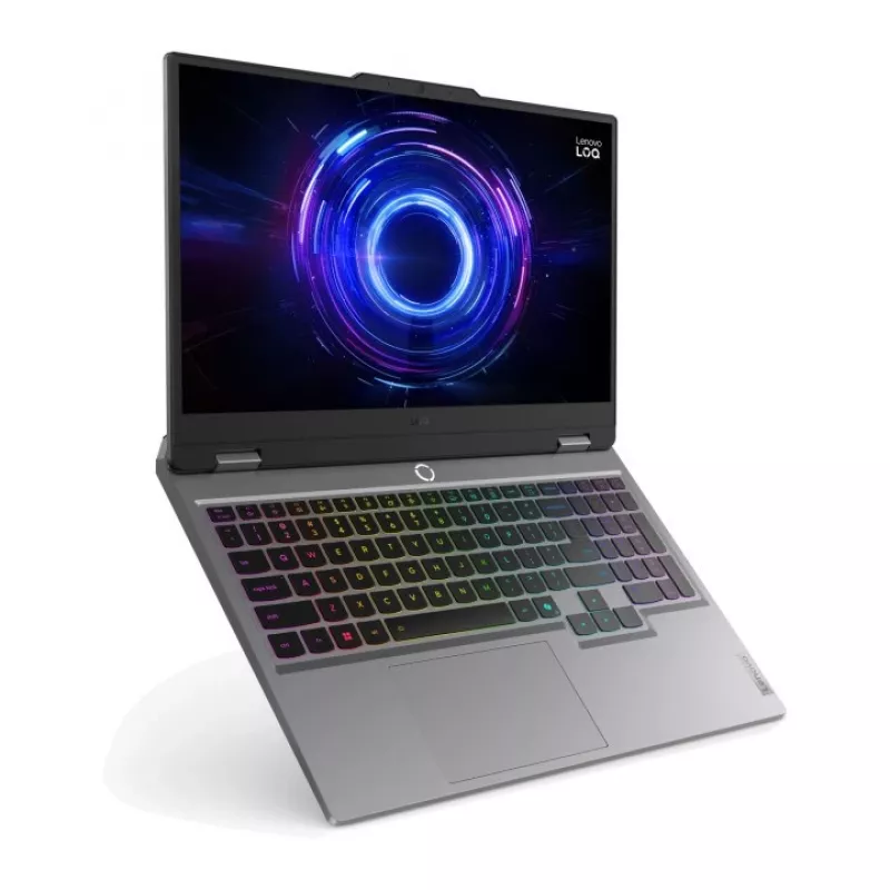 Nešiojamas kompiuteris Lenovo LOQ 15IRX10 15,6 inch FHD 144Hz, Intel Core i7-13650HX, 16GB DDR5, 512GB SSD, NVIDIA GeForce RTX 5050 8GB, Windows 11, Luna Grey (Perpakuotas)