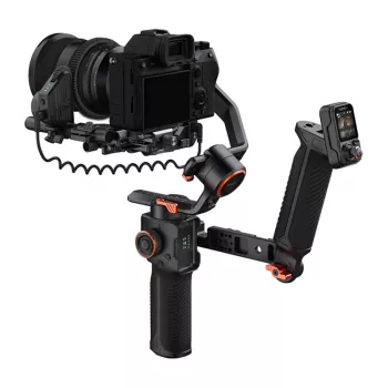 Hohem iSteady MT3 Pro gimbal rinkinys – 3 ašių stabilizatorius su AI sekimu ir nuotolinio valdymo pulteliu