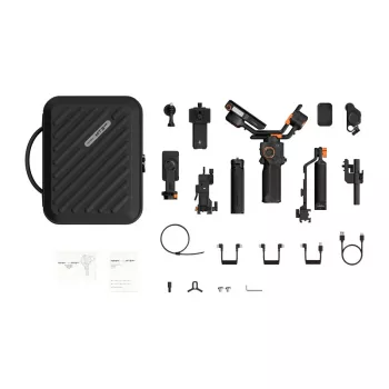 Hohem iSteady MT3 Pro gimbal rinkinys – 3 ašių stabilizatorius su AI sekimu ir nuotolinio valdymo pulteliu
