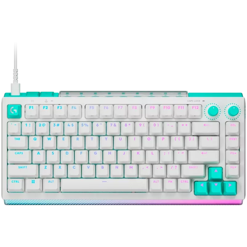 Logitech G512 X 75 mechaninė žaidimų klaviatūra - balta - US International - laidinė USB