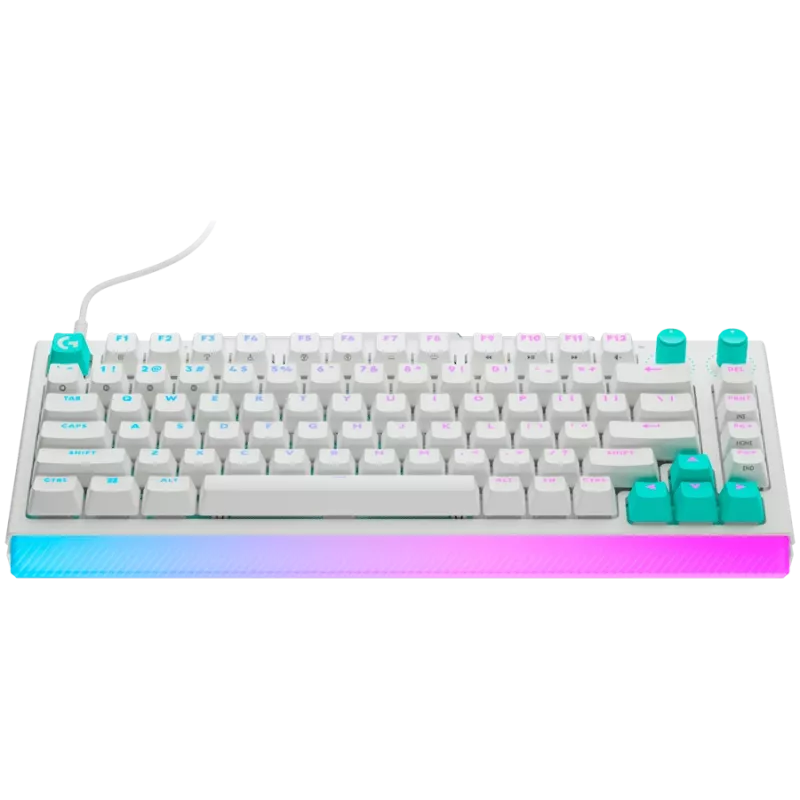 Logitech G512 X 75 mechaninė žaidimų klaviatūra - balta - US International - laidinė USB