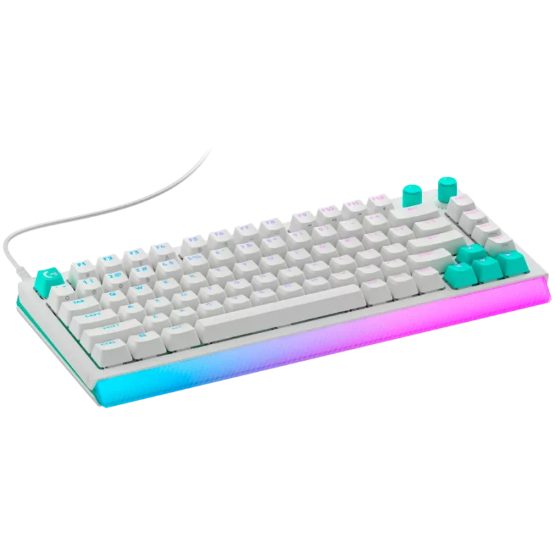 Logitech G512 X 75 mechaninė žaidimų klaviatūra - balta - US International - laidinė USB