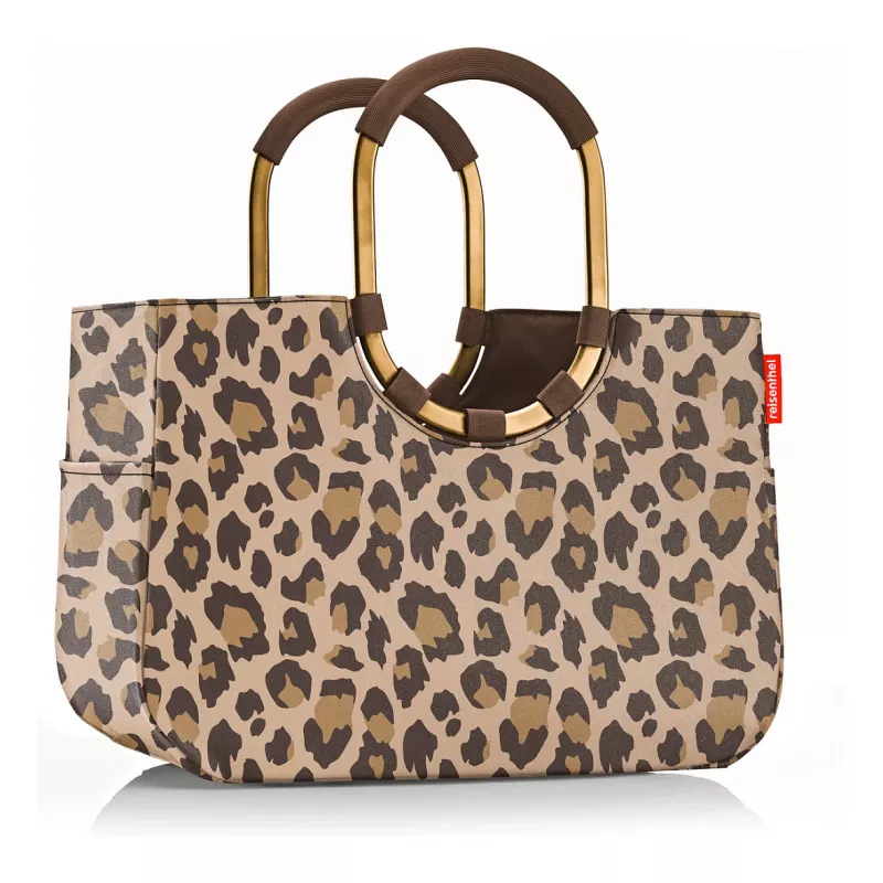 Reisenthel Loopshopper L Leo Macchiato apsipirkimo krepšys, 25L, ruda/ smėlio