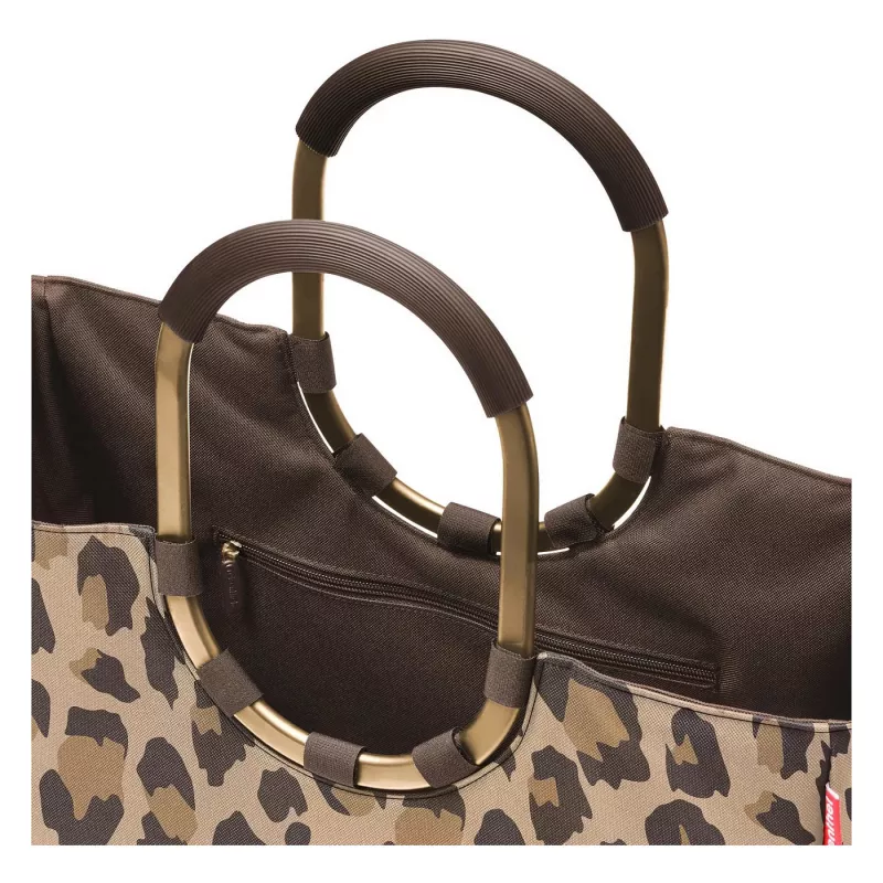 Reisenthel Loopshopper L Leo Macchiato apsipirkimo krepšys, 25L, ruda/ smėlio