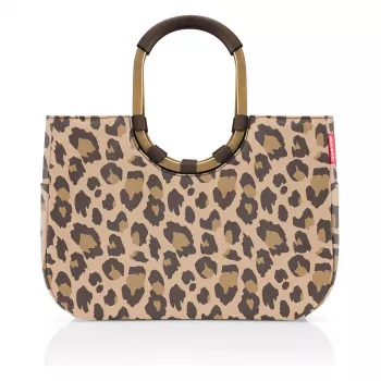 Reisenthel Loopshopper L Leo Macchiato apsipirkimo krepšys, 25L, ruda/ smėlio