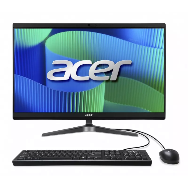 Acer Veriton Vero VZ2724G All-in-One kompiuteris, 23,8 inch FHD IPS, Intel Core i5-14400, 8 GB DDR5, 512 GB SSD, Windows 11 Pro, juodas