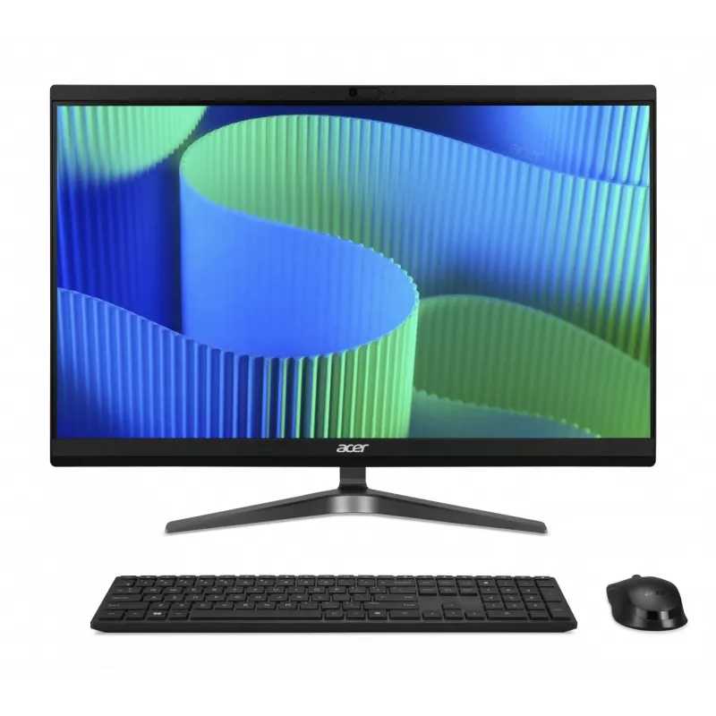 Acer Veriton Vero VZ2724G All-in-One kompiuteris, 23,8 inch FHD IPS, Intel Core i5-14400, 8 GB DDR5, 512 GB SSD, Windows 11 Pro, juodas