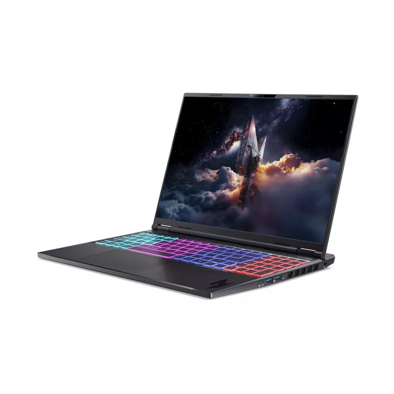 Nešiojamas kompiuteris Acer Nitro 16 AN16-61 – AMD Ryzen AI 7 350, 16 GB DDR5, 1 TB SSD, NVIDIA GeForce RTX 5070 Ti, 16 colių WQXGA 180 Hz, Windows 11 Home