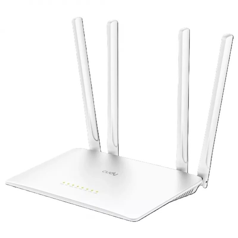 CUDY WR300S N300 Wi-Fi maršrutizatorius, EasyMesh, 2,4GHz, 300Mbps, 2x 5dBi antenos