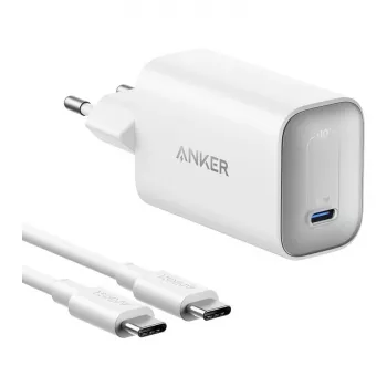 Anker Nano Charger 100W su USB-C laidu, baltas