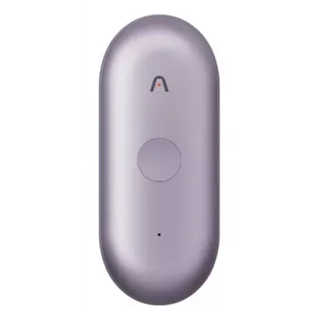 PLAUD NotePin S Lilac AI balso įrašymo įrenginys su 64GB atmintimi, Bluetooth 5.0, USB-C, iki 30 val. įrašymo