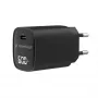 Gembird TA-UC-1C-PD60LCD-01-BK 60W USB Type-C greitasis įkroviklis su LCD ekranu, juodas
