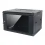 ALLNET 19 inch Sieninis Korpusas 6U 600mm Gylio Juodas Išardytas Plokščioje Pakuotėje SMA serijos