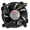 Akasa AK-CC6606BP01 žemo profilio CPU aušintuvas – LGA 1700, 63,2 mm aukščio, 92 mm ventiliatorius, juodas