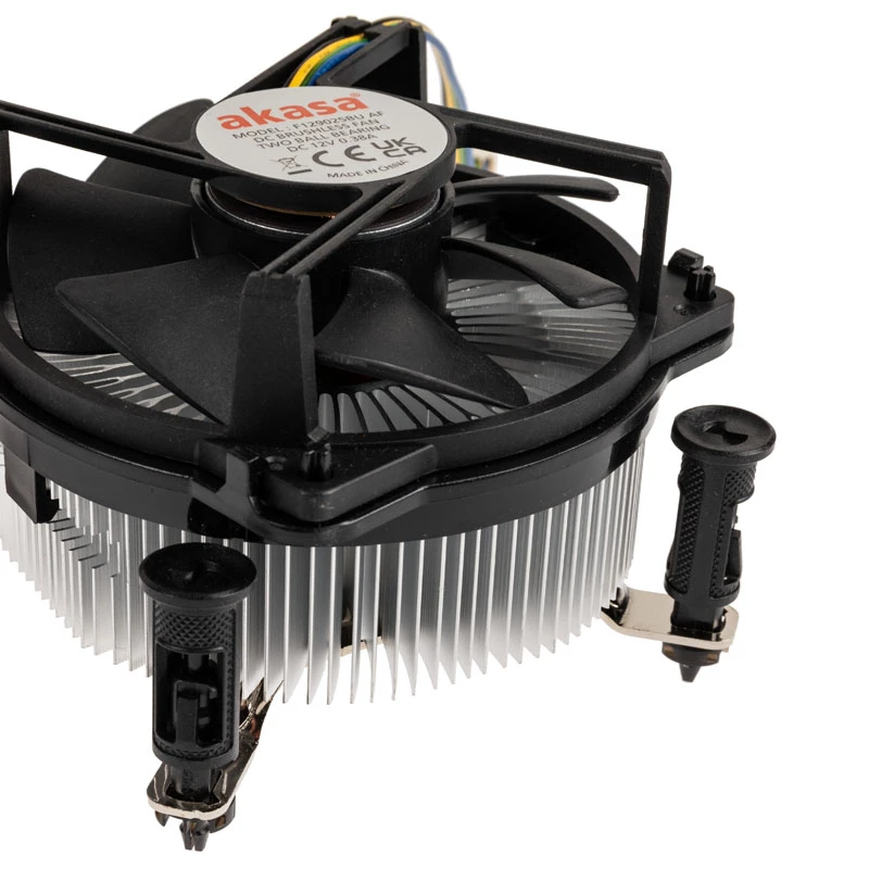 Akasa AK-CC6606BP01 žemo profilio CPU aušintuvas – LGA 1700, 63,2 mm aukščio, 92 mm ventiliatorius, juodas