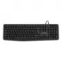 Canyon klaviatūra KB-1 Wired Splash-Proof USB-A (CNE-CKEY01-DE)