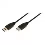 LogiLink USB 3.0 prailginimo kabelis - USB A kištukas į USB A lizdą - 1 m - Juoda