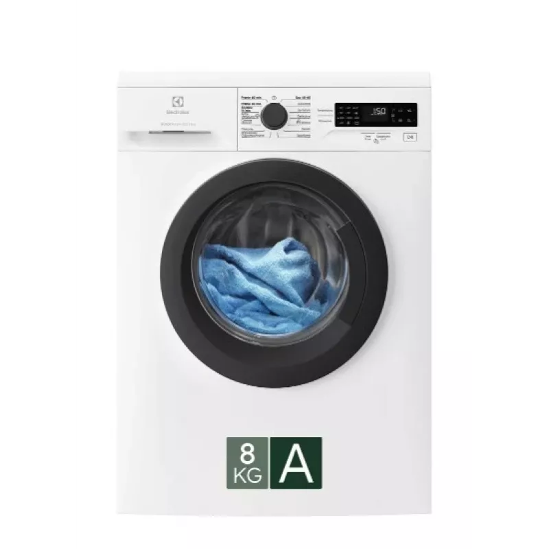 Electrolux EWZF528BP priekinio pakrovimo skalbyklė, 8 kg, 1200 aps./min., balta