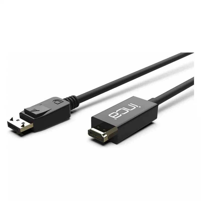 INCA DisplayPort to HDMI kabelis 1,8 m 10,2 Gbit/s Juodas