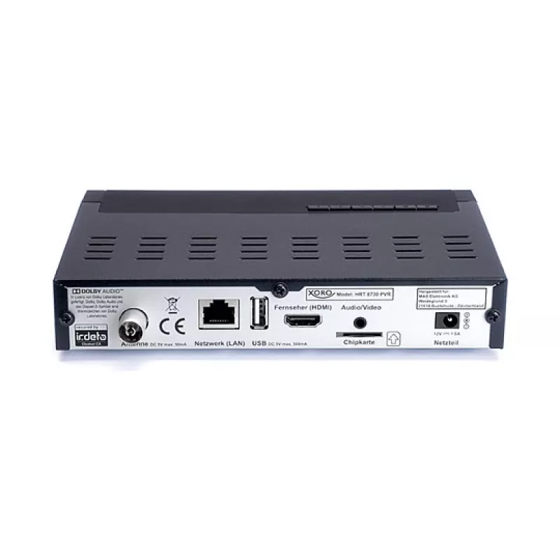 Xoro HRT 8730 DVB-T/T2 Full HD imtuvas, juodas
