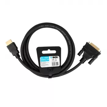 IBOX HDMI to DVI-D laidas FullHD 1080p 2m Juodas