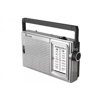 ELTRA Radio IZA-5 Sidabrinis FM/AM Nešiojamas Radijas su Bluetooth ir USB