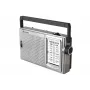 ELTRA Radio IZA-5 Sidabrinis FM/AM Nešiojamas Radijas su Bluetooth ir USB