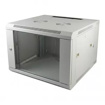 ALLNET 19-inch sieninis stovas 12U 1-dalis T595/B541mm šviesiai pilkas SMQ serija