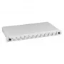 EFB Elektronik Splice Box 6x LC Duplex OM4 Extendable, 1U, Partially Equipped, Light Grey