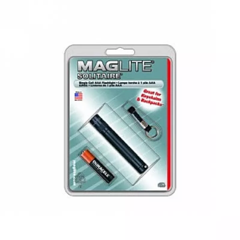 Maglite Solitaire Krypton Mini žibintuvėlis juodas 37 liumenų AAA