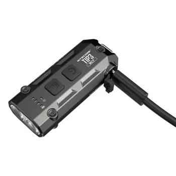 NITECORE TIP3 Raktų Pakabuko Žibintuvėlis Juodas 720 Lumenų