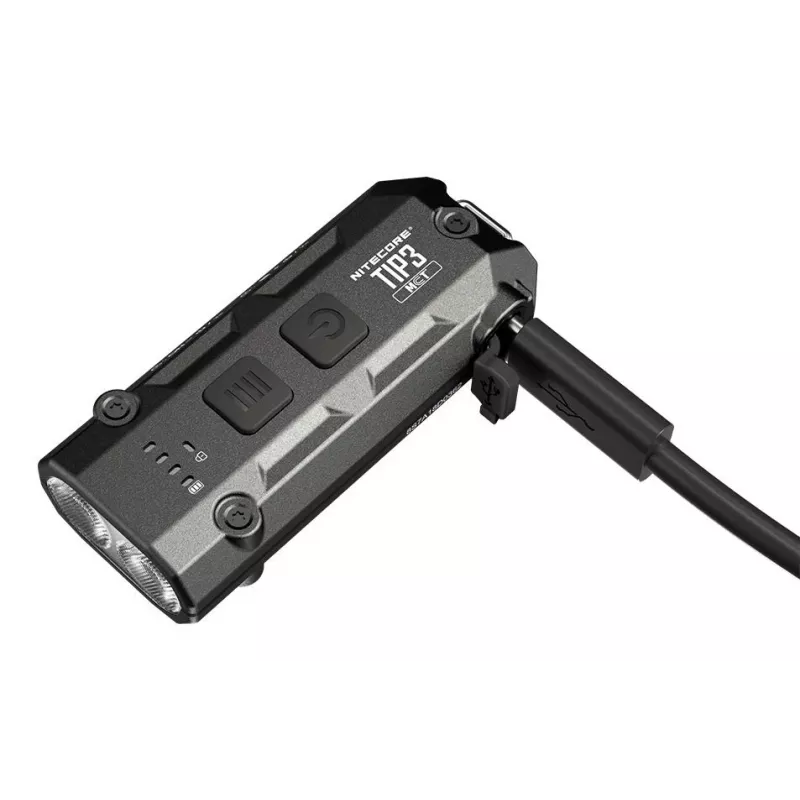 NITECORE TIP3 Raktų Pakabuko Žibintuvėlis Juodas 720 Lumenų