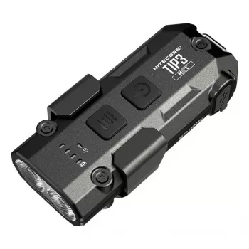 NITECORE TIP3 Raktų Pakabuko Žibintuvėlis Juodas 720 Lumenų