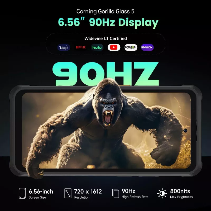 Ulefone Armor X31 6/128GB Juodas Atsparus Telefonas