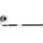 Delock LPWAN 433 + 868 MHz antena su N moteriška jungtimi, 2 dBi, 72 cm, įvairiakryptė, lauko, pilka