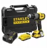 STANLEY FATMAX SFMCD726D2T 18V belaidis bešepetėlis kombinuotas gręžtuvas (2x 2.0Ah baterijos, įkroviklis, TSTAK dėklas)