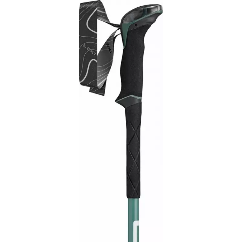 LEKI MAKALU LITE Trekking Poles 100-135cm Green/White