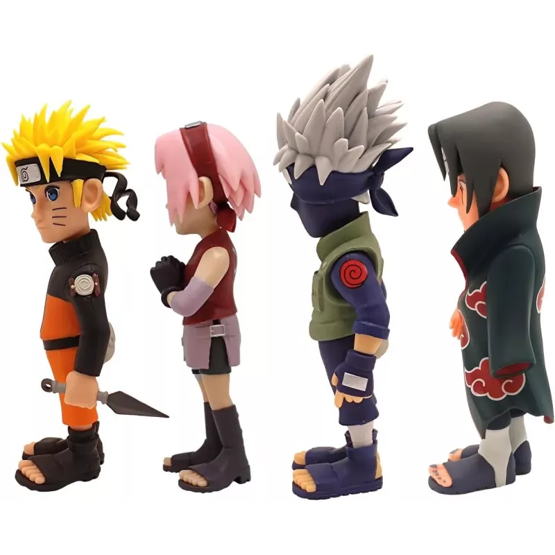 MINIX Naruto Shippuden 4 veikėjų kolekcinių figūrėlių rinkinys 7 cm