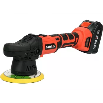 Yato YT-82920 Automobilinis poliravimo aparatas 5000 aps./min. 1200W su reguliuojamu greičiu, minkštu paleidimu, 180 mm disku, 5 m laidu