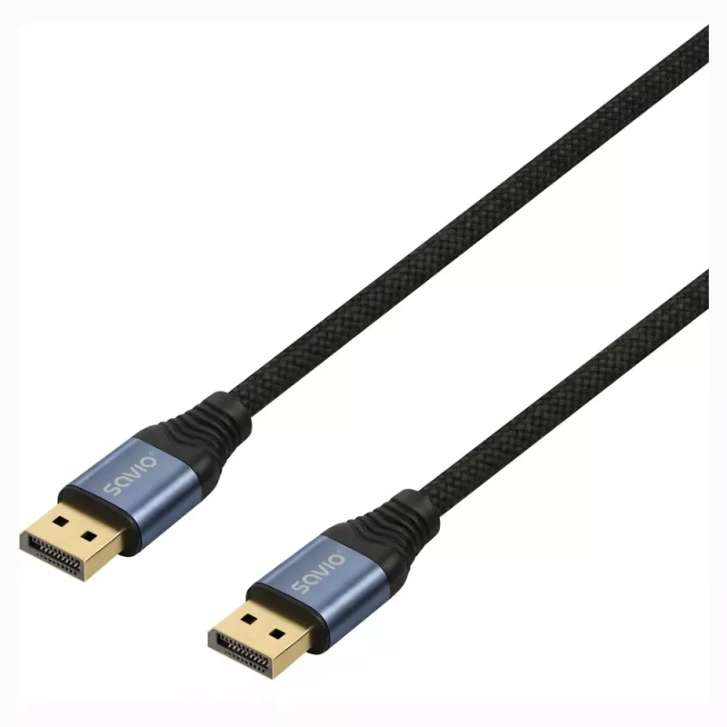 SAVIO CL-209 DisplayPort 2.1 laidas 1m juodas