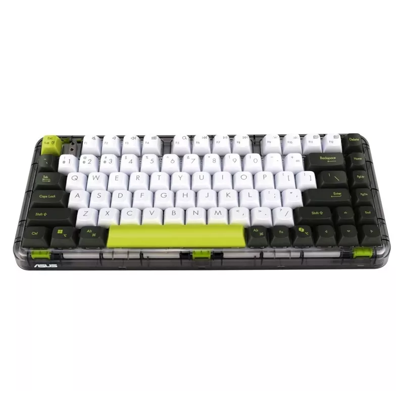 ASUS KD201 Jelly75 belaidė / Bluetooth klaviatūra Volt Green