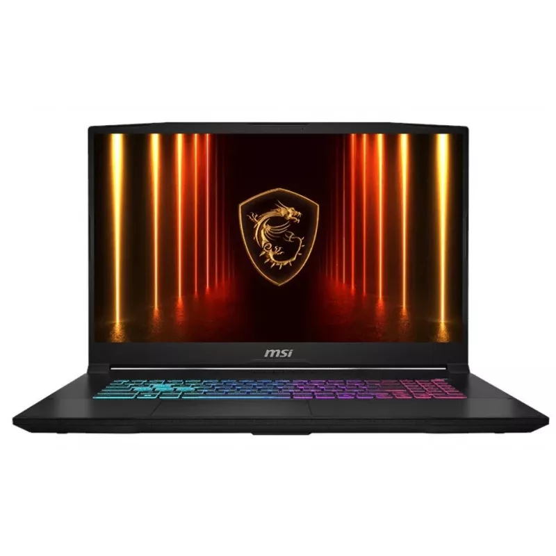 MSI Katana 17 HX B14WFK-400XPL Intel Core i7-14650HX 17.3 inch FHD 144Hz 16GB DDR5 512GB SSD GeForce RTX 5060 8GB No OS Gaming Laptop Black