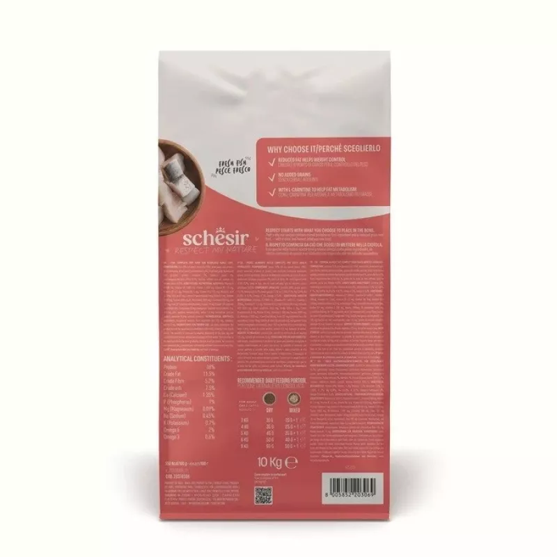 SCHESIR Sterilized Bogata w rybę 10kg