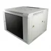 ALLNET 19 inch Wall-Mount Enclosure 12U 1-Piece Depth 450mm Light Grey Flat Pack SMA Series